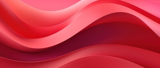 paper art background red waves