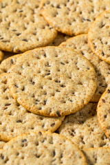 Homemade Whole Wheat Round Crackers