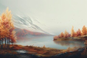 Autumn Whispers, Serenity's Quiet Embrace.