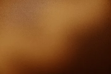 Foto op Aluminium Black dark brown copper sepia red orange gold yellow beige wavy abstract background. Color gradient ombre. Rough grain grainy noise. Geometric. Wave curve line. Bright shimmer light. Design. © Наталья Босяк