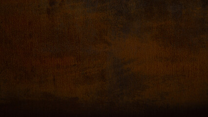 Grunge rusty orange brown metal corten steel stone wall or floor background rust texture - obrazy, fototapety, plakaty