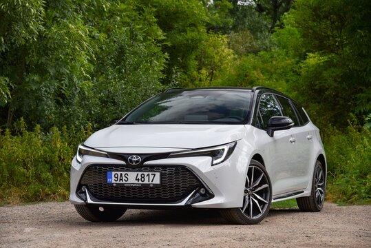 Toyota Corolla Touring Sport 2.0 Hybrid. General view. 07-13-2023, Middle Bohemia, Czech Republic.