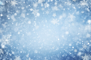 Fototapeta premium blue christmas background