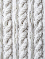 White textured abstract knitted background 