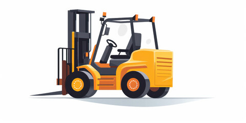 Fototapeta premium Watercolor drawing of a loading bull. Generative AI.