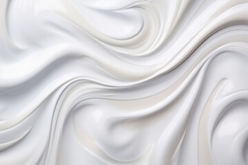 White skincare cream texture
