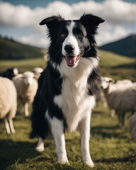Fototapeta premium border collie dog