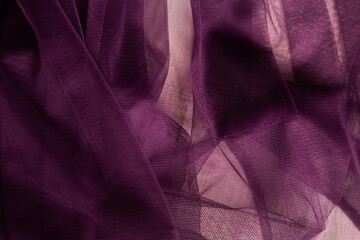 purple silk fabric