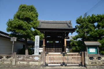 要法寺　山門　京都市左京区