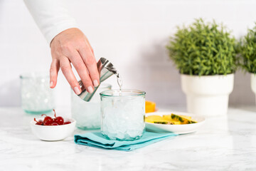 Sunset cocktail