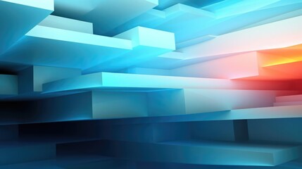 3D Abstract Business Background 