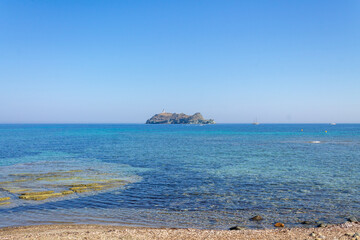 island in the corsicas's sea