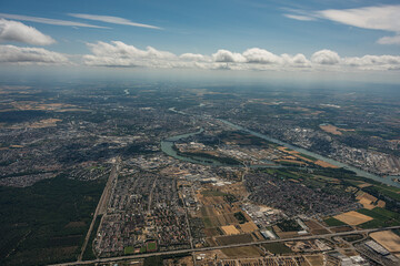 Luftbild Mannheim/Ludwigshafen