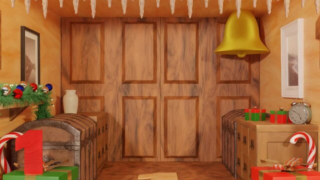 H&ouml;lzerne Adventst&uuml;r Nr. 1