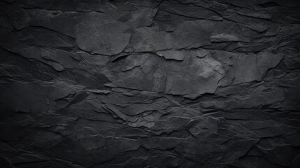 Fototapeta premium Black or dark gray rough grainy stone texture background 