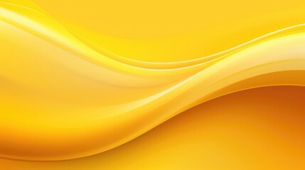 Bright Yellow Wave Background 