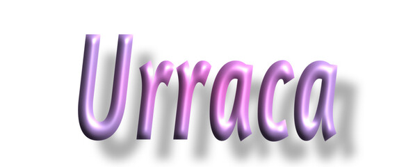 Urraca - pink color - female name - ideal for websites, emails, presentations, greetings, banners, cards, books, t-shirt, sweatshirt, prints, cricut, silhouette,

