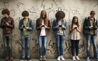 Teenagers are growing up with a smartphones. Social networks and the process of zombification of the younger generation