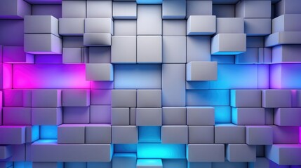 Neon Wall Background 