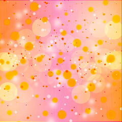 Orange bokeh background with copy space for text or your images