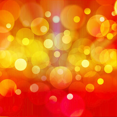 Red bokeh background for seasonal, holidays, event and celebrations