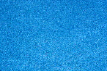 Blue knitted fabric. Photo a blue knitwear