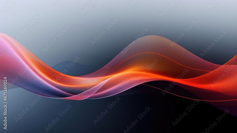 Poster simple flow design background