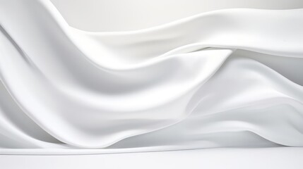White Silk Background 