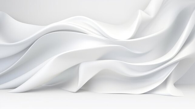 White Silk Background © Fred