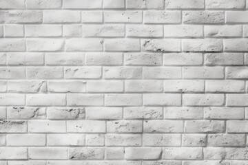 Fototapeta premium A black and white photo of a brick wall. Suitable for architectural or urban-themed projects.