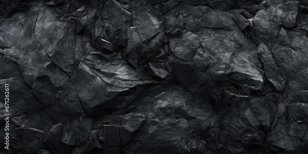 Poster a black and white photo showcasing a textured rock wall. perfect for adding a touch of elegance and 