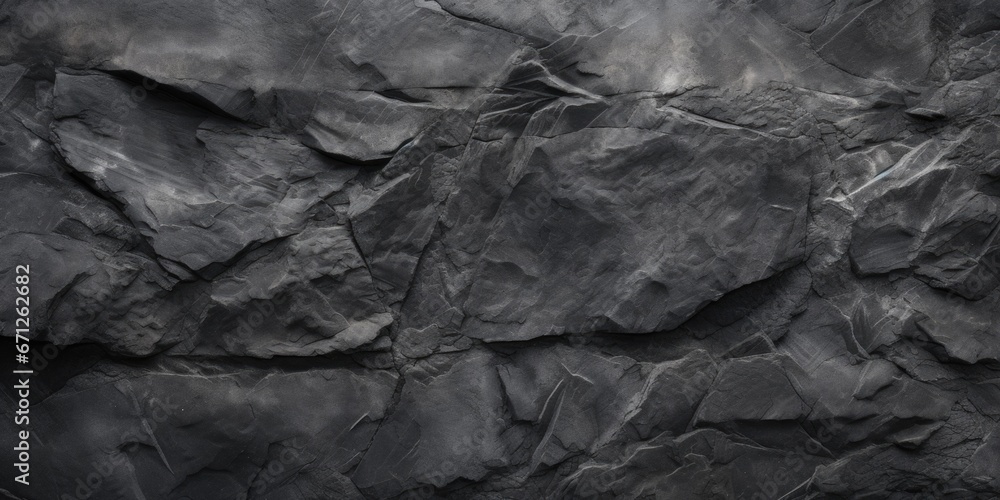 Poster a black and white photo of a rock wall. can be used as a background or texture for various design pr
