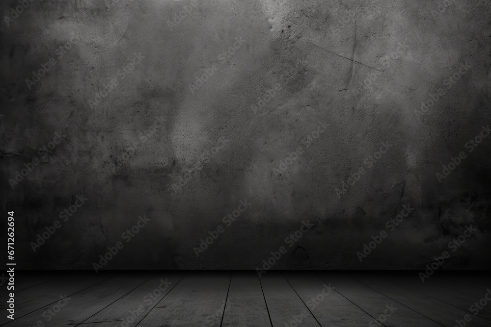 Aufkleber An empty room captured in a black and white photograph. This versatile image can be used in various projects and designs