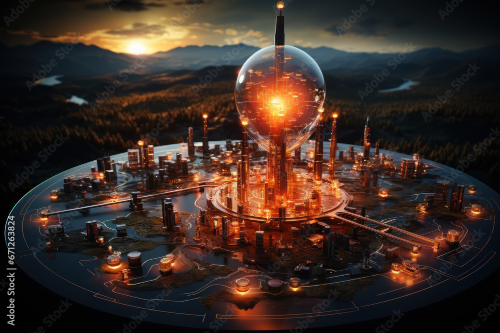 Poster an atomic energy roadmap outlining the future developments and applications of nuclear science and t