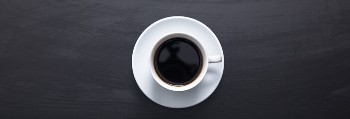 cup of coffee on the board