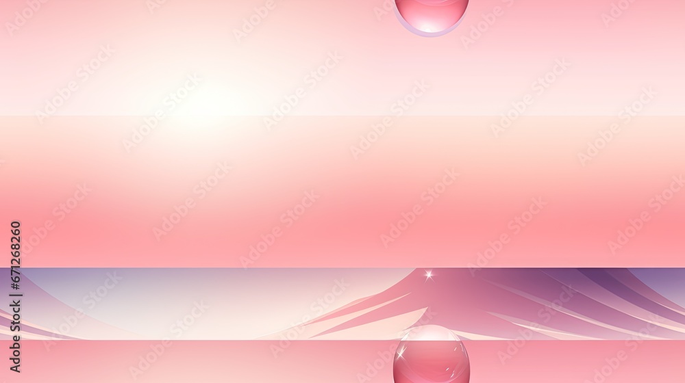 Poster a pink background with a drop of water in the middle and a pink background with a drop of water in t