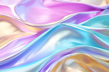 Iridescent foil colorful texture background