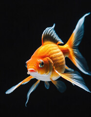 goldfish in aquarium