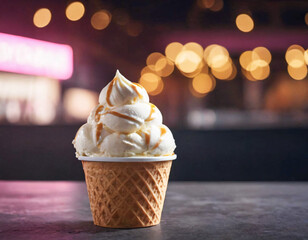 a delicious ice cream