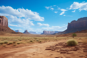 Fototapeta na wymiar Majestic Wild West Desert Landscape