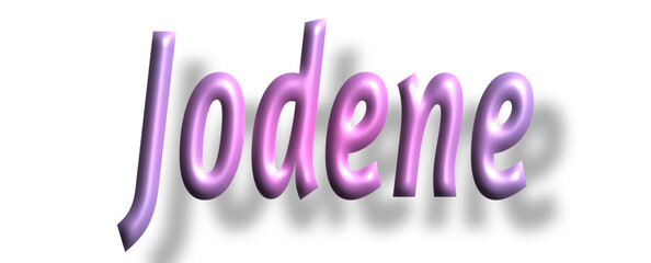 Jodene - pink color - female name - ideal for websites, emails, presentations, greetings, banners, cards, books, t-shirt, sweatshirt, prints, cricut, silhouette,