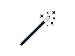 Magic Wand, Magician Stick Wizard Icon