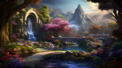 Fairytale Magical Landscape