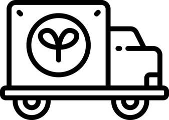 truck line icon. vector icon for your website, mobile, presentation, and logo design.