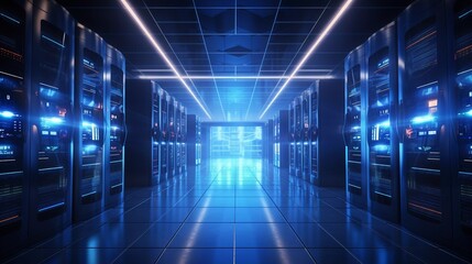 Tech Hub: A Glimpse Inside a High-Tech Server Room