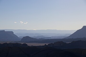 The landscape in Southern Utah is one of the most unique and otherworldly scenes in the United States, seen here near Hanksville, UT.