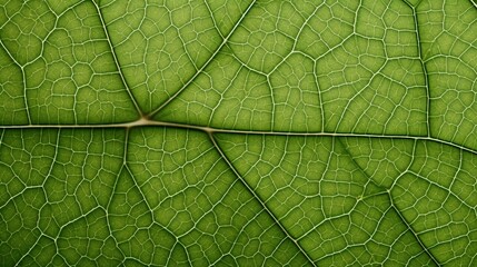 Veins of Life: High-Resolution Study of a Leaf's Delicate Network