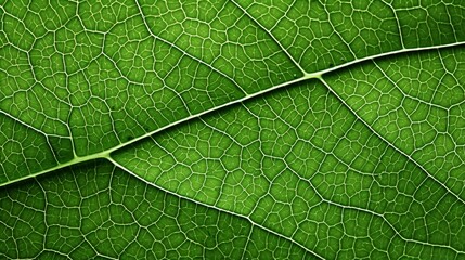 Nature's Blueprint: High-Res Capture of a Leaf's Veins and Textures