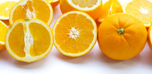 Fresh orange fruit, high vitamin c