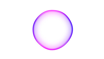 Isolated transparent water soap bubble colorful icon